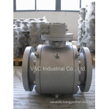 API Trunnion Flange Ball Valve with Epoxy Resin Painting